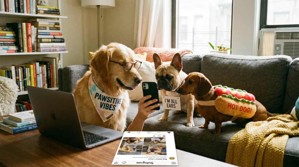Adorable Dog Puns for Social Media
