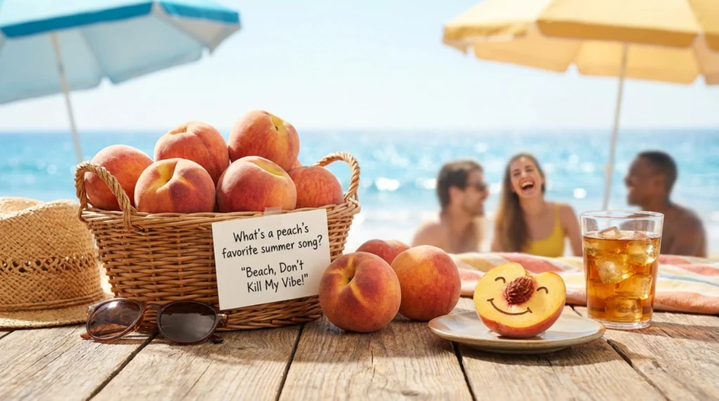 Funny Peach Jokes About Summer