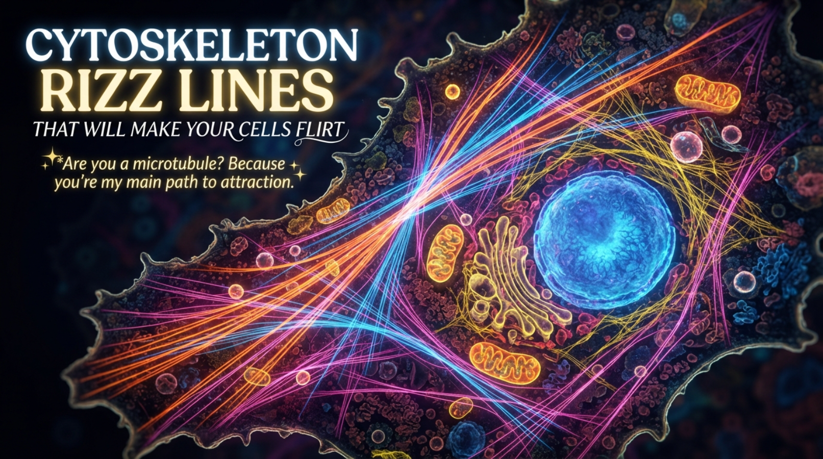 Cytoskeleton Rizz Lines That Will Make Your Cells Flirt