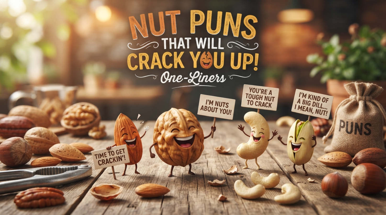 Nut puns that will crack you up one liners