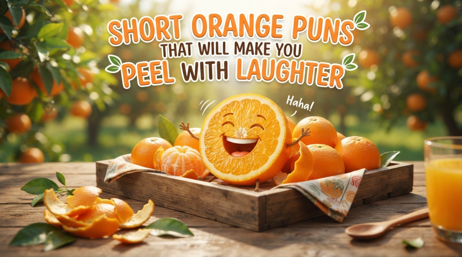 Short Orange Puns That Will Make You Peel With Laughter