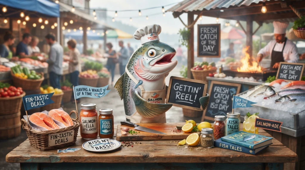 Salmon Puns For Social Media And Humor Captions