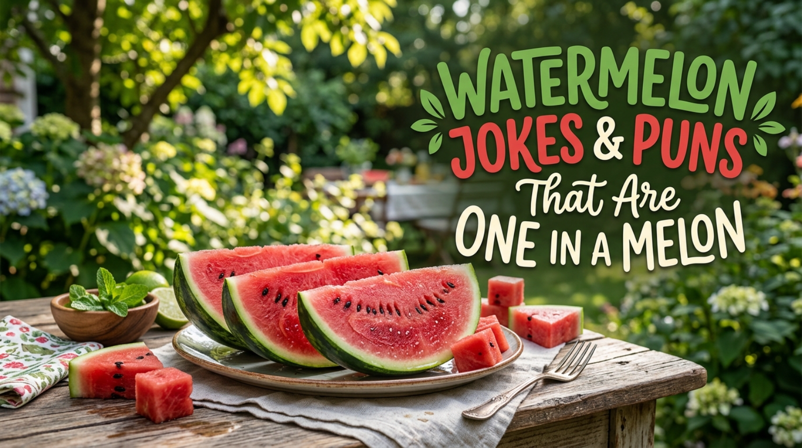 Watermelon Jokes and Puns That Are One in a Melon