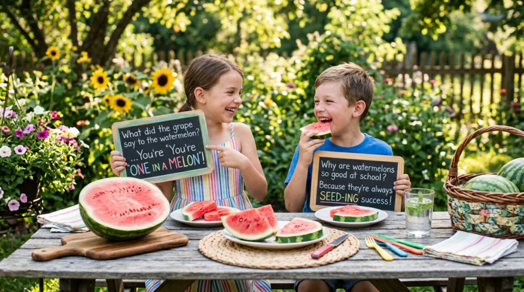 Clever Watermelon Wordplay for Kids