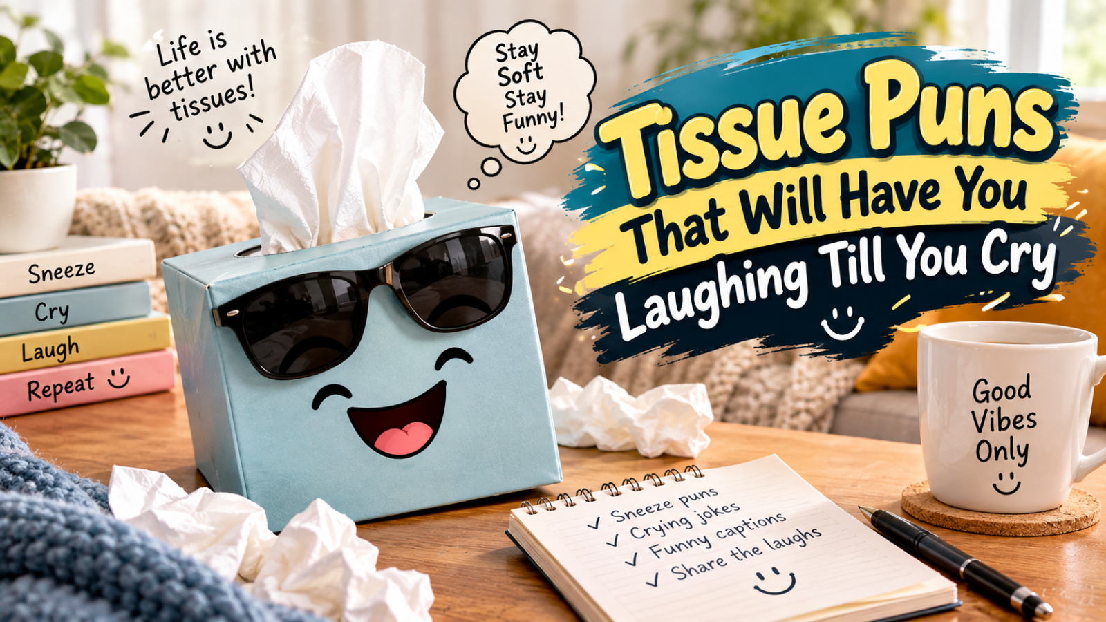 Tissue Puns That Will Have You Laughing Till You Cry