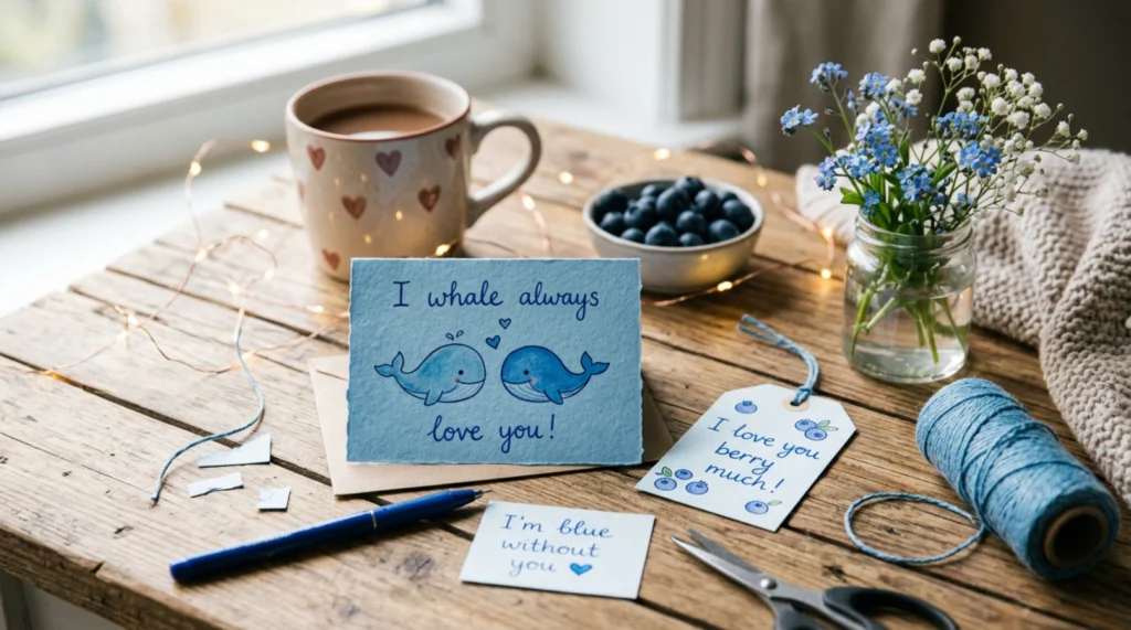 Romantic Blue Puns for Someone Special
