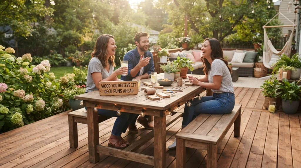 Wooden Deck Puns For Crafty Humor
