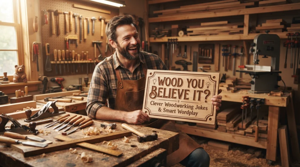 Clever Woodworking Jokes With Smart Wordplay